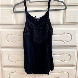 Cable&Gauge Black Tank top